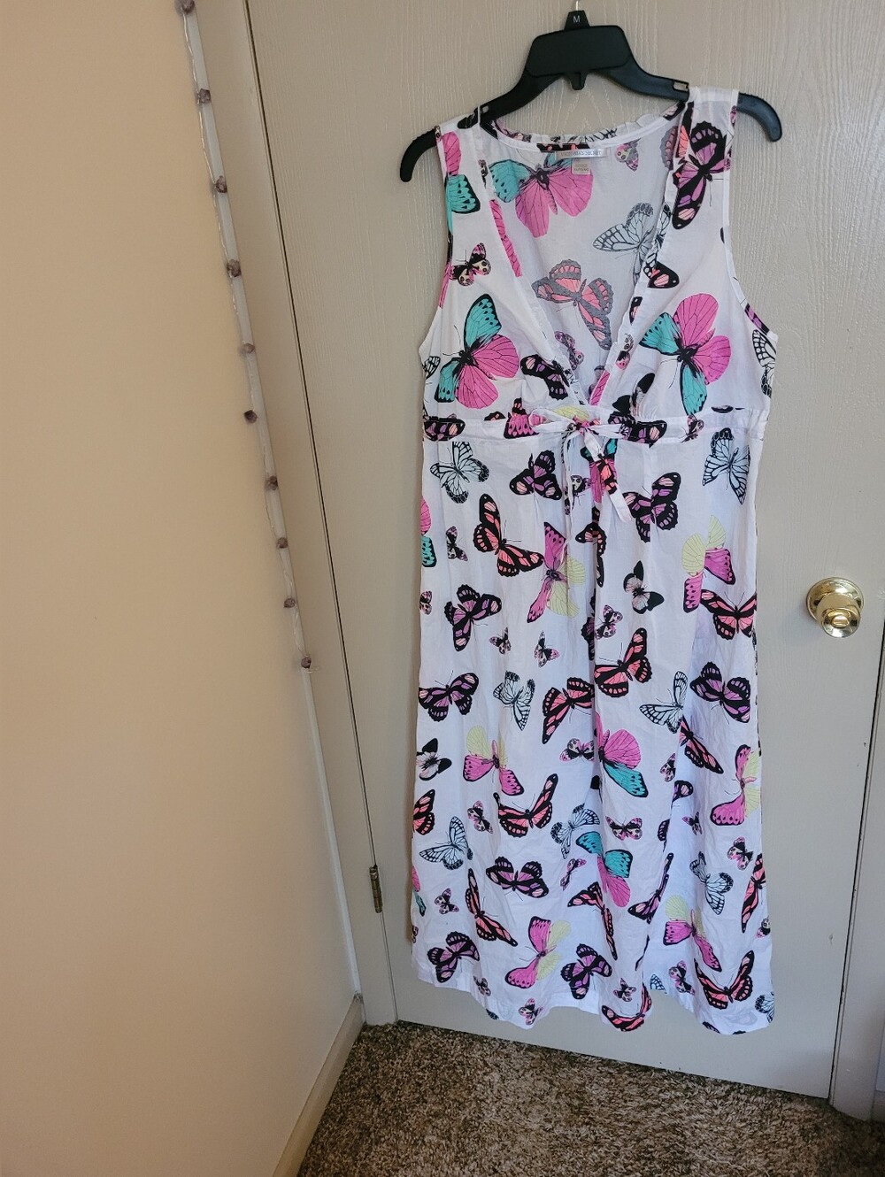 Victoria's Secret Multicolor Butterfly Vintage Sundress Womens Size XL